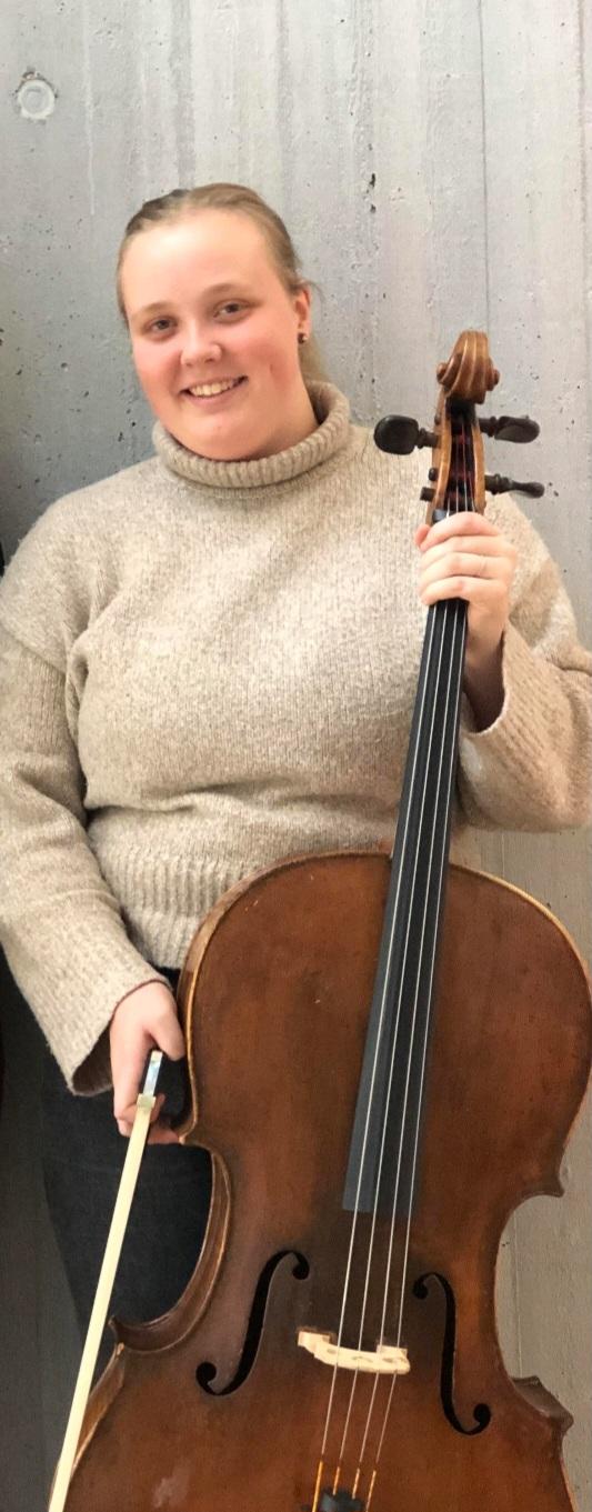 Bilde av Kristin med cello